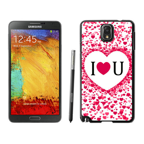 Valentine I Love You Samsung Galaxy Note 3 Cases DYO - Click Image to Close